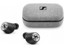Auriculares Bluetooth True Wireless SENNHEISER Momentum (In Ear - Micrófono - Negro)