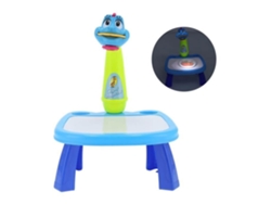 ALOMEJOR Un tablero de dibujo Proyector de juguete Mesa de proyección inteligente Tablero de dibujo Pintura de aprendizaje para niños ALOMEJOR