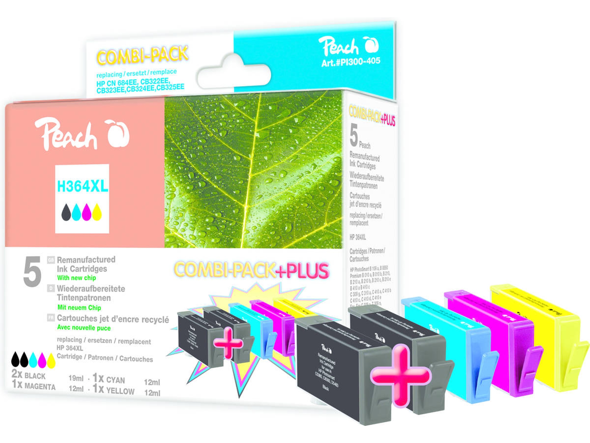 Cartucho de tinta PEACH 316405