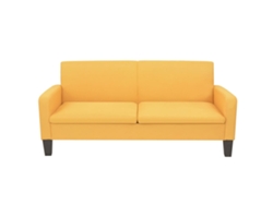 Sofá de 3 plazas 180x65x76 cm Amarillo MAISON EXCLUSIVE