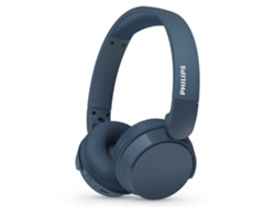 Auriculares Bluetooth True Wireless PHILIPS TAH4209BL (On Ear - Microfóno - Azul)