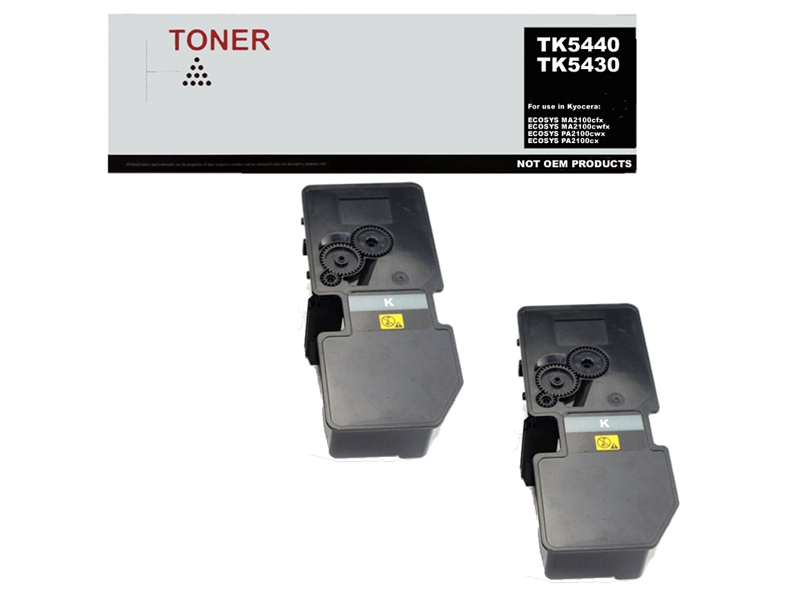 Paquete 2 Cartuchos de Toner Compatible Con Kyocera Tk5440 / Tk5430