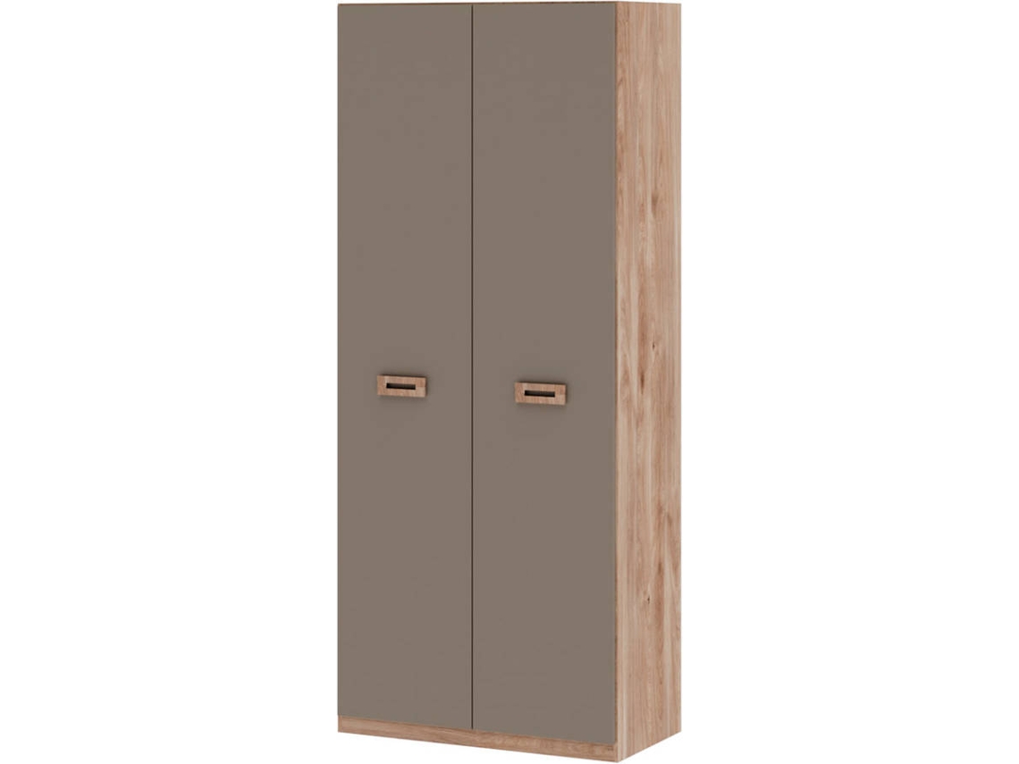 Armario MUEBLAM Roble Grey Melamina (99x232x50 cm)