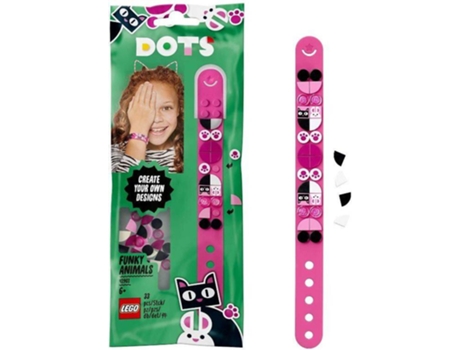 LEGO Dots Pulsera Funky Animals (Edad Mínima: 6 - 33 piezas)