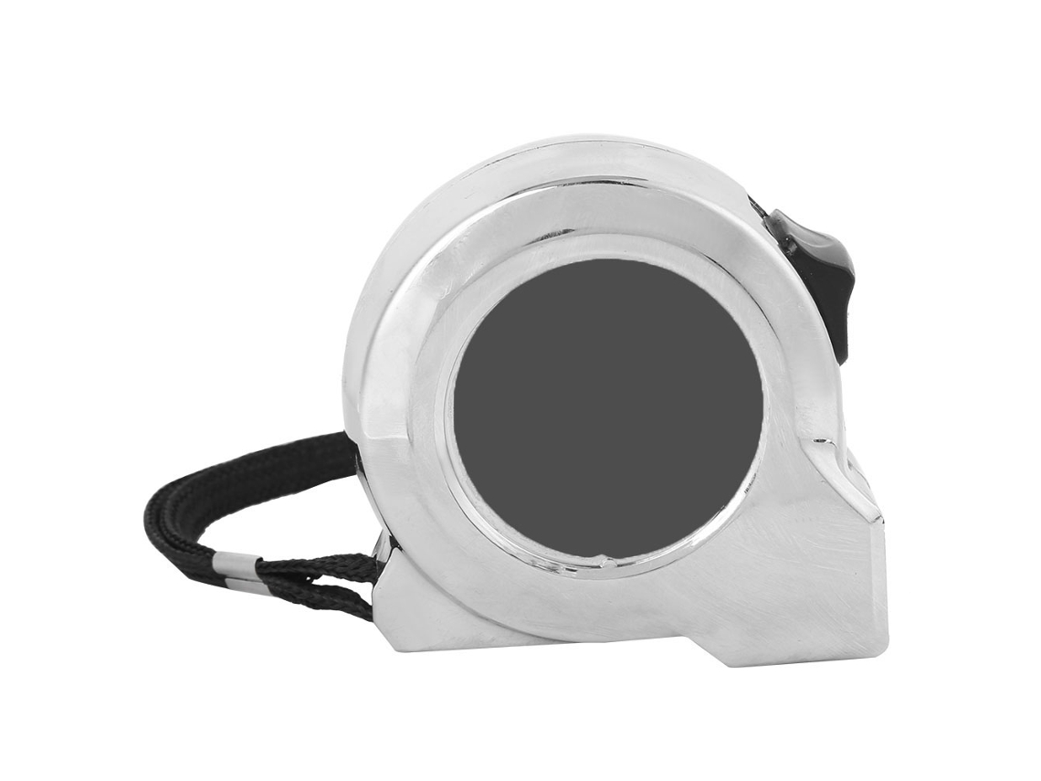 Cinta Métrica Enrollable Fixman G0402 De 5 Metros, Acero Cromado, Accesorio Para Carpintería.