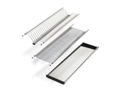 Escurridor Drynox de acero inoxidable, módulo de 800 mm, Emuca Acero Inoxidable