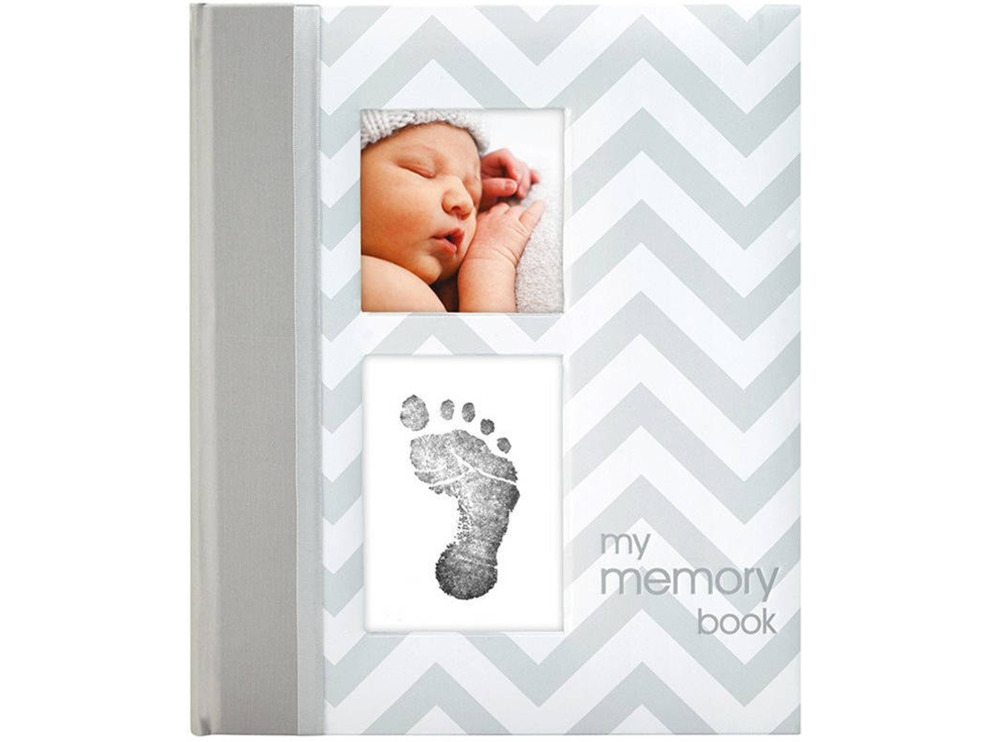 Álbum de Fotos PEARHEAD Chevron Babybook Gris