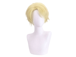 Peluca sintética corta para cosplay de anime y figuras de películas, fiestas, uso diario, para mujeres.
