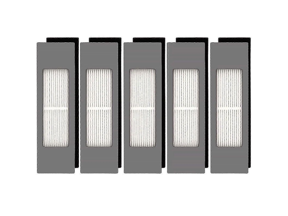Kit 5 Filtros Hepa Para Aspirador Robot Ecovacs Deebot Ozmo 920/950/t8/t9/n8