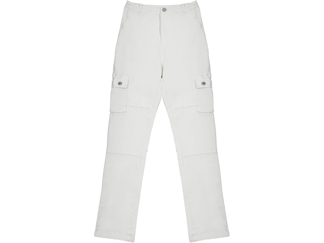 Pantalones Cargo De Talle Alto Para Mujer, Poliéster Y Elastano, Para Niñas Y Mujeres.