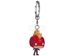 Llavero FUNKO Pop! Marvel - Captain Marvel with helmet