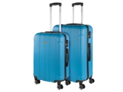 Juego De Maletas Rígidas Abs ITACA Havel turquesa (48X73x28 Cm - 91L)