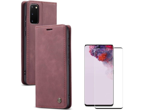 Carcasa y Protector Samsung S20 Livro Caseme Elite