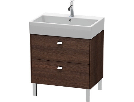 Mueble de aseo DURAVIT Brioso de pie 68,4 x 45,9 cm 2 extraíbles extraíble superior incl. hueco para sifón y delantal para lavabo Vero Air 23507