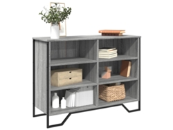 Aparador Madera De Ingeniería Gris Sonoma 101x35,5x74,5 Cm