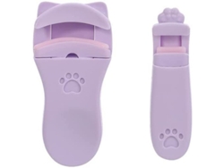 Curvador de Cílios Segmentado de Gato Mini Precision para Mulheres Viajantes Portátil Parcial (2 pack, Roxo)