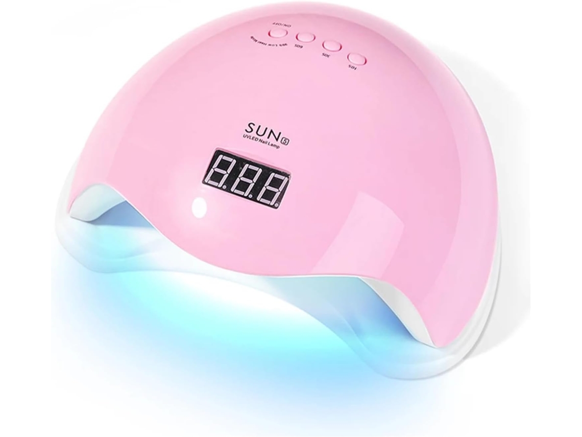 Lámpara De Uñas Led Uv De 48 W Para Salones Profesionales, Secador De Uñas Rápido Con 4 Temporizadores Y Sensor.