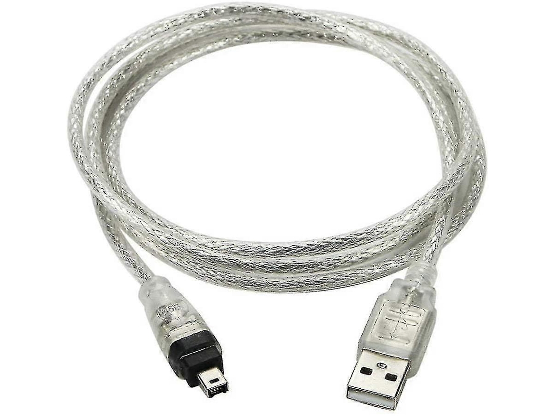 Omni-cable Adaptador Usb Macho A Firewire Ieee 1394 4 Pin Macho Ilink Para Sony Dcr-trv75e Dv 1m
