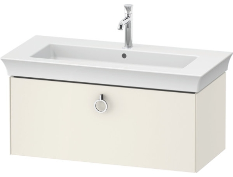 DURAVIT Tulip blanco, mueble de lavabo colgado en la pared, ancho 984 x fondo 458mm, con 1x extraíble, con tirador, WT42520