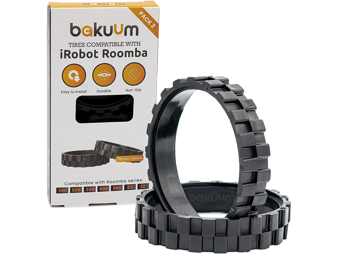 RNEMITERY Neumáticos para robot aspirador (pack de 2)