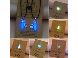 2026-colgante De Piedra Natural Luminoso Que Brilla En La Oscuridad Joyería Regalo Para Mujeres Y Hombres