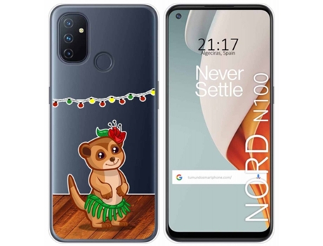 Carcasa OnePlus Nord N100 TUMUNDOSMARTPHONE Dibujos Transparente Multicolor