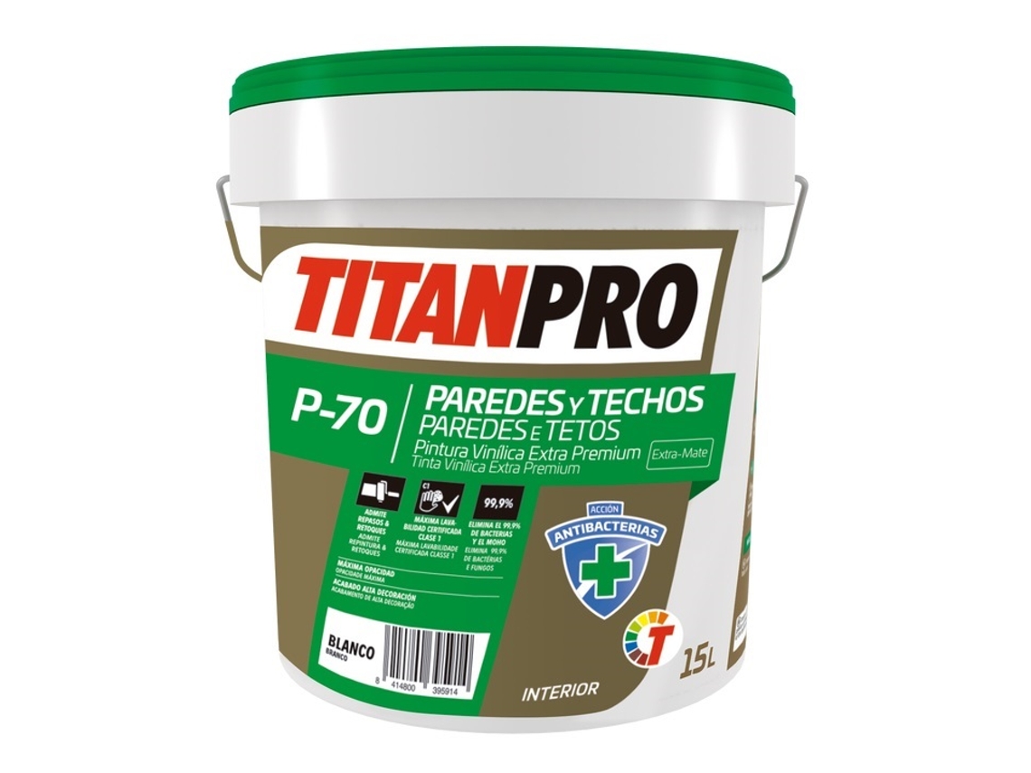 Titanpro P-70 White Extra-Mate 15L