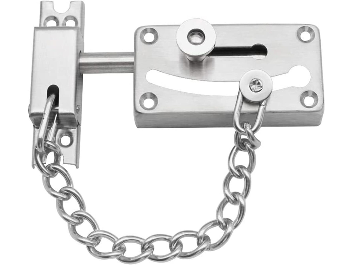 Cerradura De Puerta Hotel Cadena Antirrobo Doméstica Cerrojo Seguridad Para, Seguridad, Resistente, Calidad