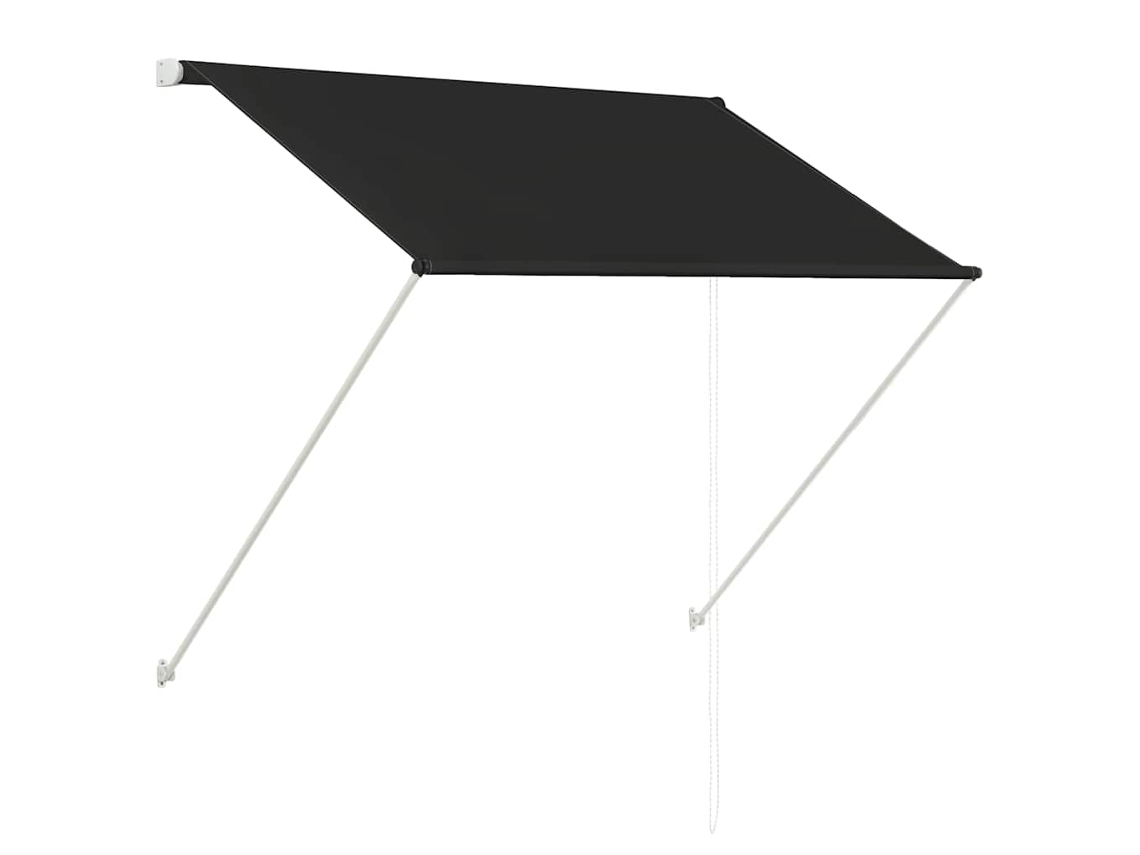 Maison Exclusive - Toldo Retráctil Gris Antracita 100x150 Cm