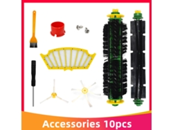 Para iRobot Roomba 500 Series 510 530 540 550 560 580 570 cepillo de filtro de repuesto Kit de accesorios de herramientas de limpieza redondas