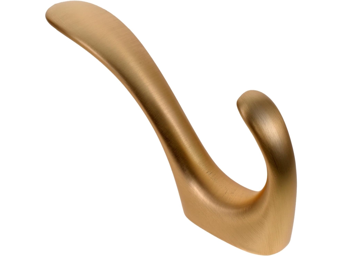 Gancho De Pared Metal Dorado Cepillado, Individual Resist, Para Ropa Y Toallas, Montaje Oculto En La Pared,