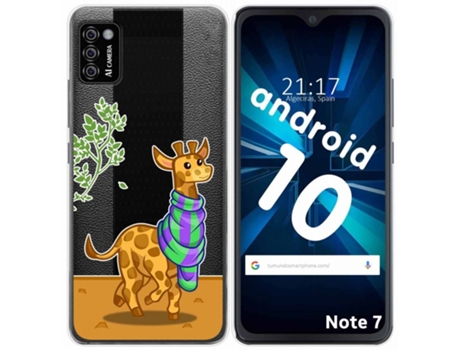 Carcasa Cubot Note 7 TUMUNDOSMARTPHONE Dibujos Transparente Multicolor
