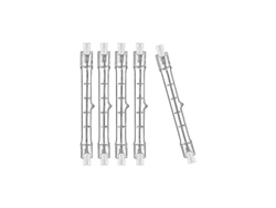 Rebe-paquete De 10 Bombillas Halógenas R7s 118mm 230w 230v, Varillas Halógenas Ajustables Para Reflectores, Iluminación Hogar Y Oficina