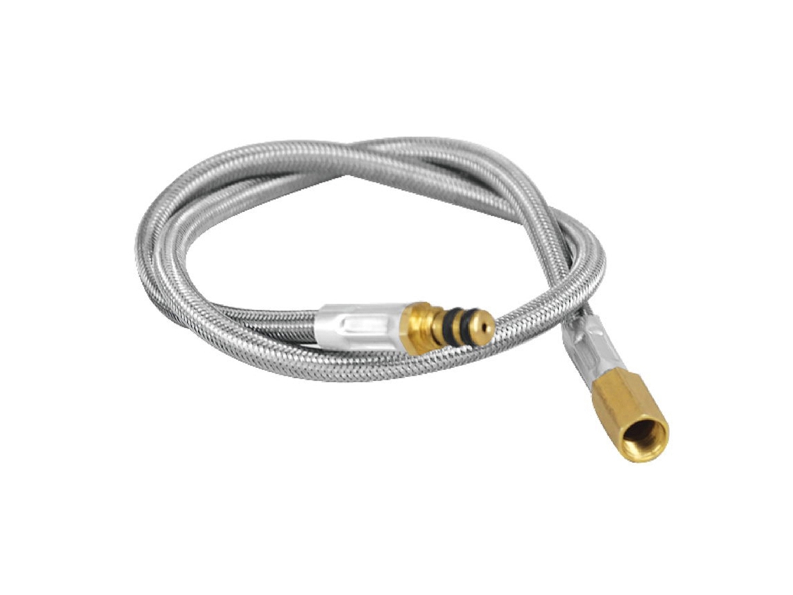 Adaptador De Tubo De Extensión De 54 Cm Para Estufas De Gas, Camping, Uso Al Aire Libre, Acero Y Caucho.
