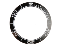 Bisel De Cerámica Para Reloj De 41,5 Mm, Color Blanco Y Negro