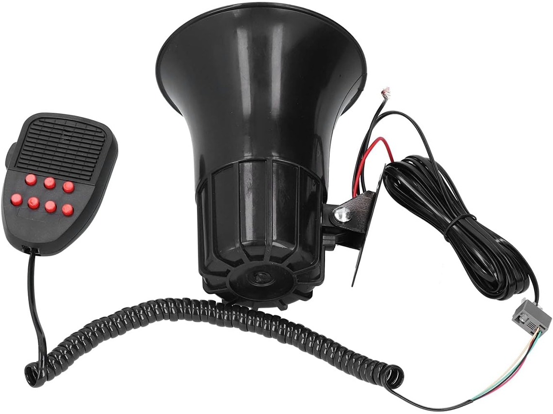 Bocina De Alarma Para Coche De 50 W Y 115 Db, Sirena De Advertencia De Incendio.