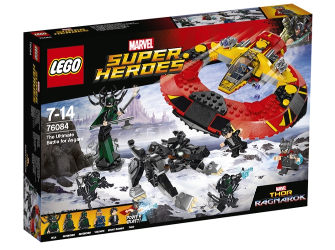 LEGO Marvel: La gran batalla por Asgard - 76084 (Edad Mínima: 7 - 375 Piezas)