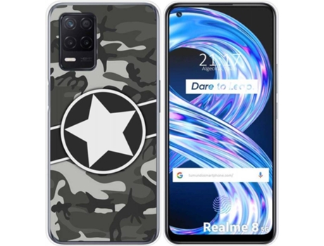 Carcasa Realme 8 5G / Narzo 30 5G TUMUNDOSMARTPHONE Camuflaje 02 Multicolor