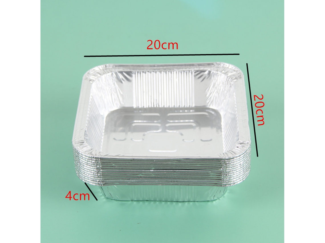 Bandeja de Papel Alumínio para Air Fryer 20Cm30 Un 