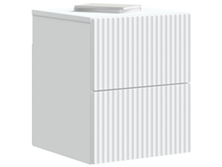 Maison Exclusive - Mesita De Noche De Pared Con Cajón 2 Pcs 33 X 34,5 X 40 Cm