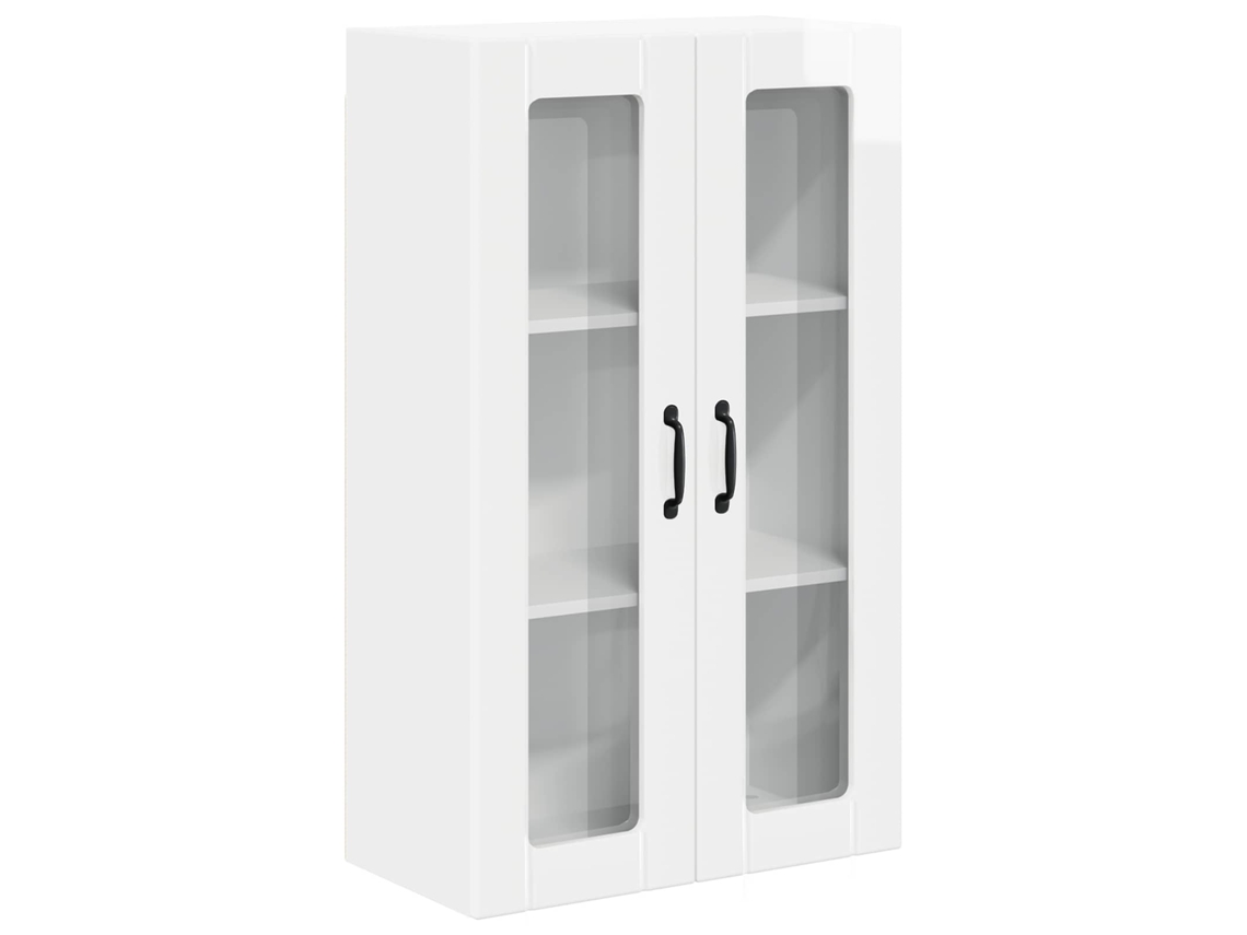 Mueble de cocina de pared blanco brillo 60x31x100 cm MAISON EXCLUSIVE