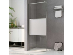 Mampara Ducha Accesible Vidrio Esg Medio Esmerilado 100x195 Cm