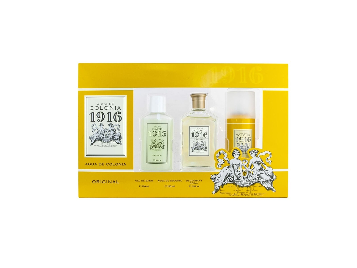 Conjunto de Perfume Agua de Colonia 1916 3 Peças