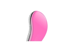 Cepillo Desenredante Portátil Para Mujeres Niños Peine Masaje Cuero Cabelludo Pelo Mojado Seco Rizoso Grueso Afro Rojo Rosa