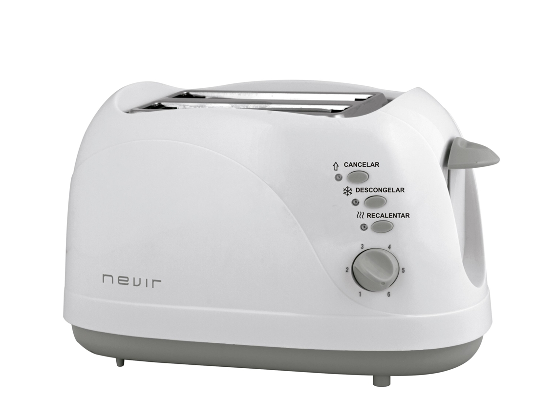NEVIR Nvr-9823T Mini Horno 2 Rebanadas 750 W Gris Blanco