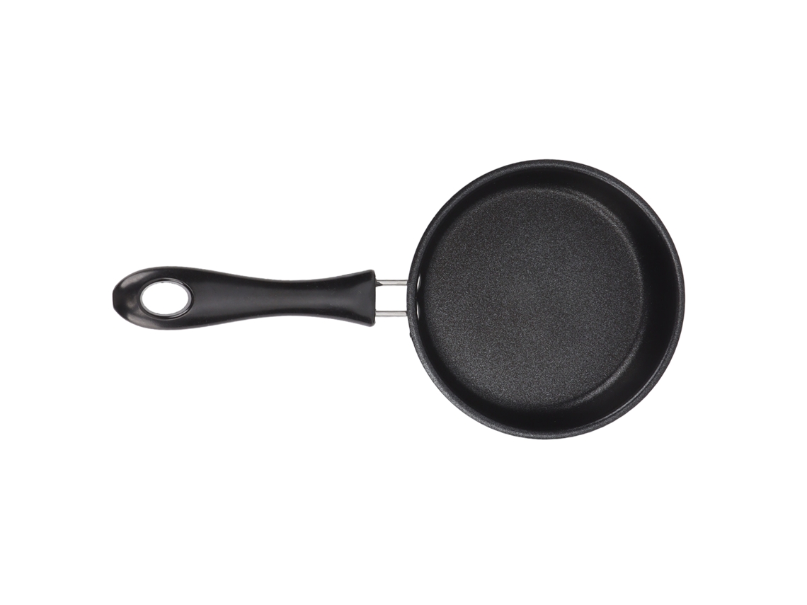 Sartén antiadherente de acero inoxidable para huevos y tortillas, 12 cm | Sin marca
