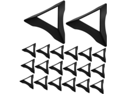 Soporte De Trípode De Plástico Para Rompecabezas De Cubo Triangular De 20 Piezas Con Base Colorida