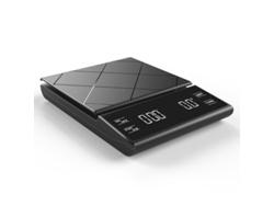Minibalanza digital para café - 3 kg/0,1 g USB-C para espresso y café de filtro negro Hexinyigjly