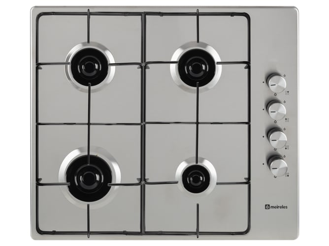 Placa de Gas MEIRELES MG 3640 X (Gas Butano-Propano - 58.5 cm - Inox)