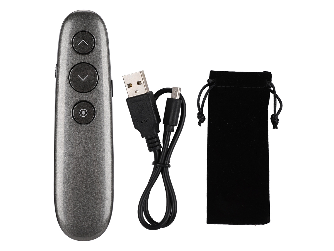 Lápiz Láser Inalámbrico Con Temporizador Inteligente, Control Remoto Y Gestión Digital Del Tiempo Para Presentaciones De Powerpoint.